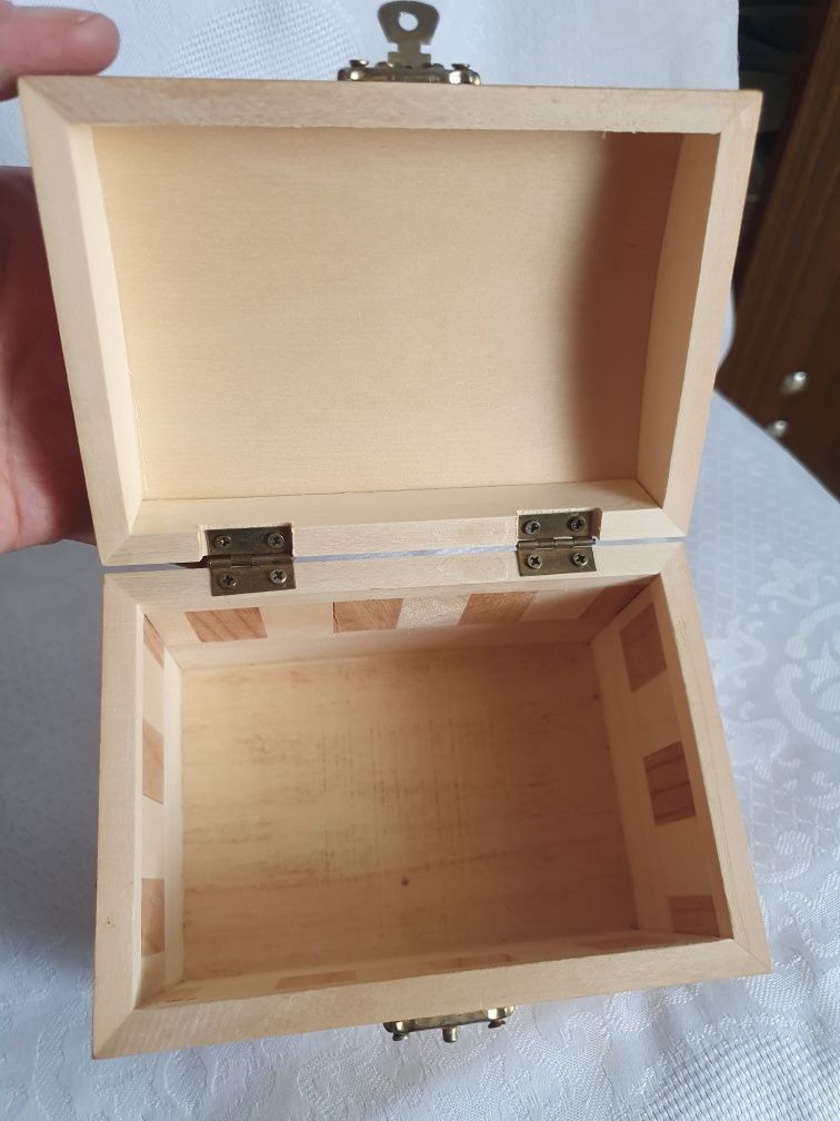 Szkatulka drewniane nowa hand  made