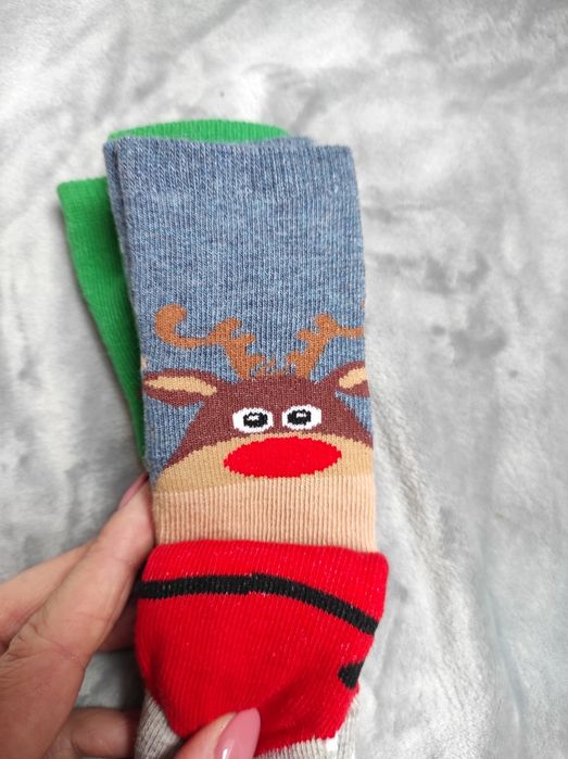 Zestaw świątecznych skarpet