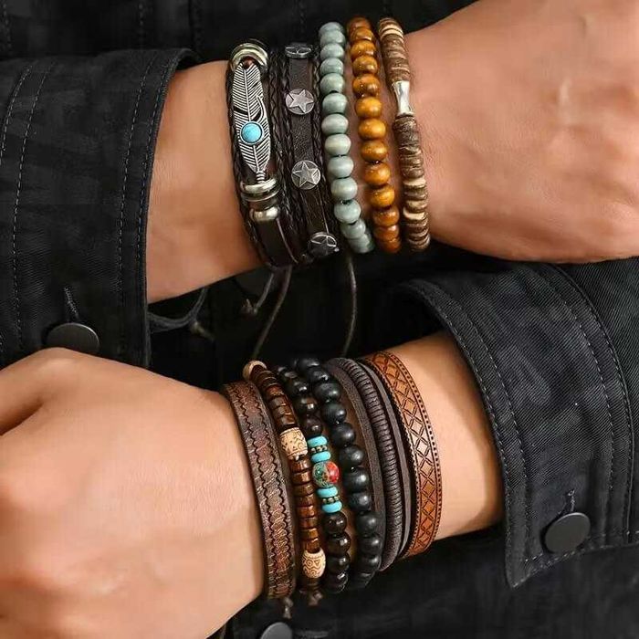 Pulseiras casuais masculinas