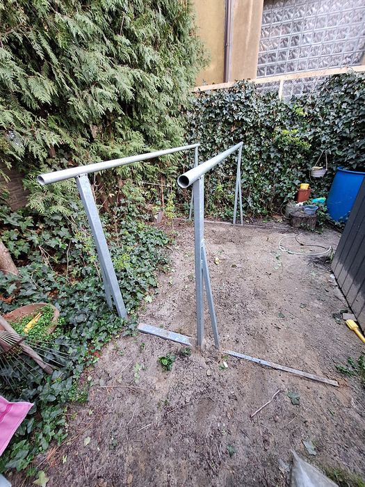 Parkour poręcze do ćwiczeń siłownia podwórkowa