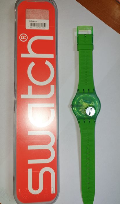 Relógio swatch verde