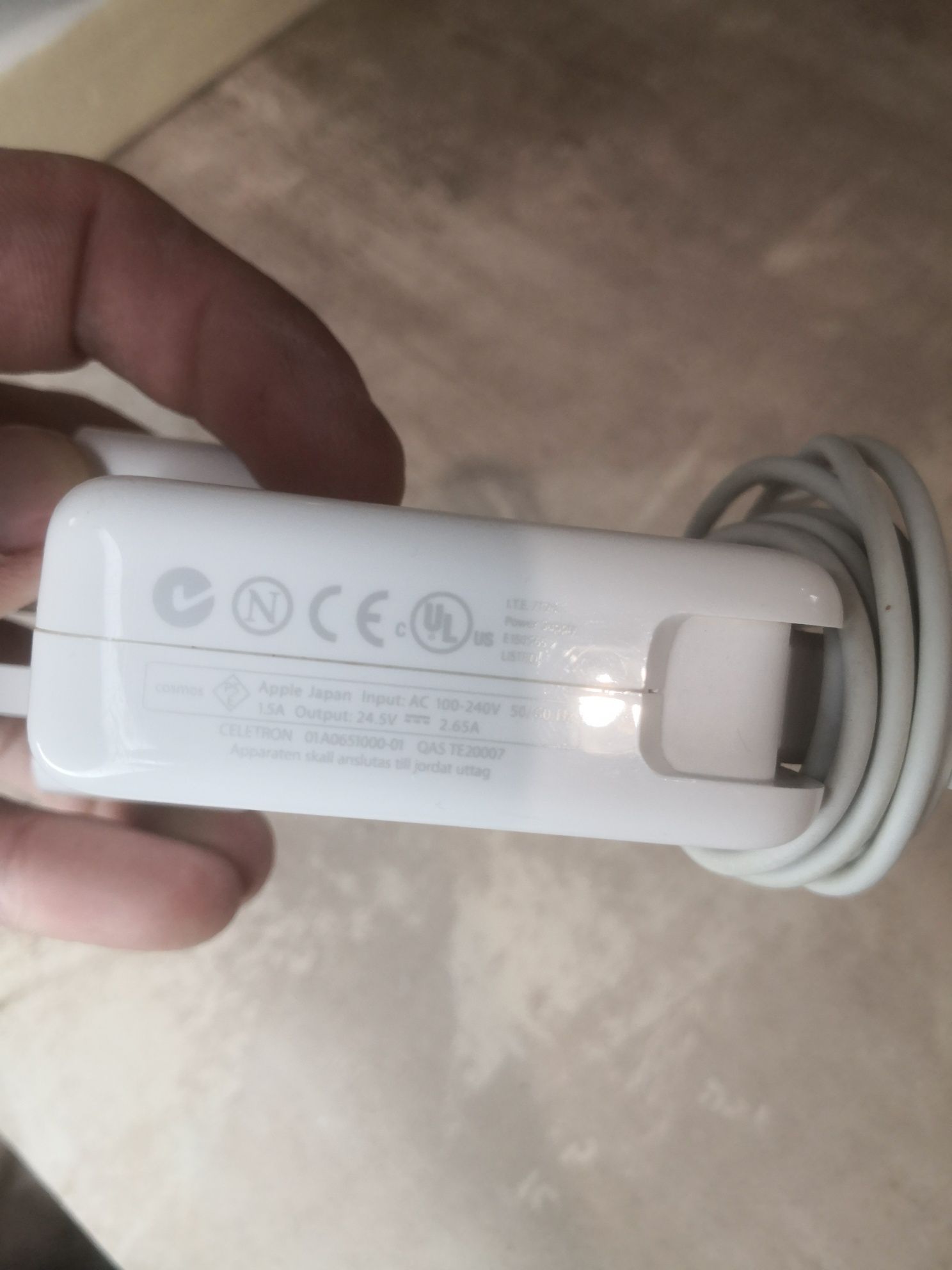 Зарядка до macbook 60w magsafe 2