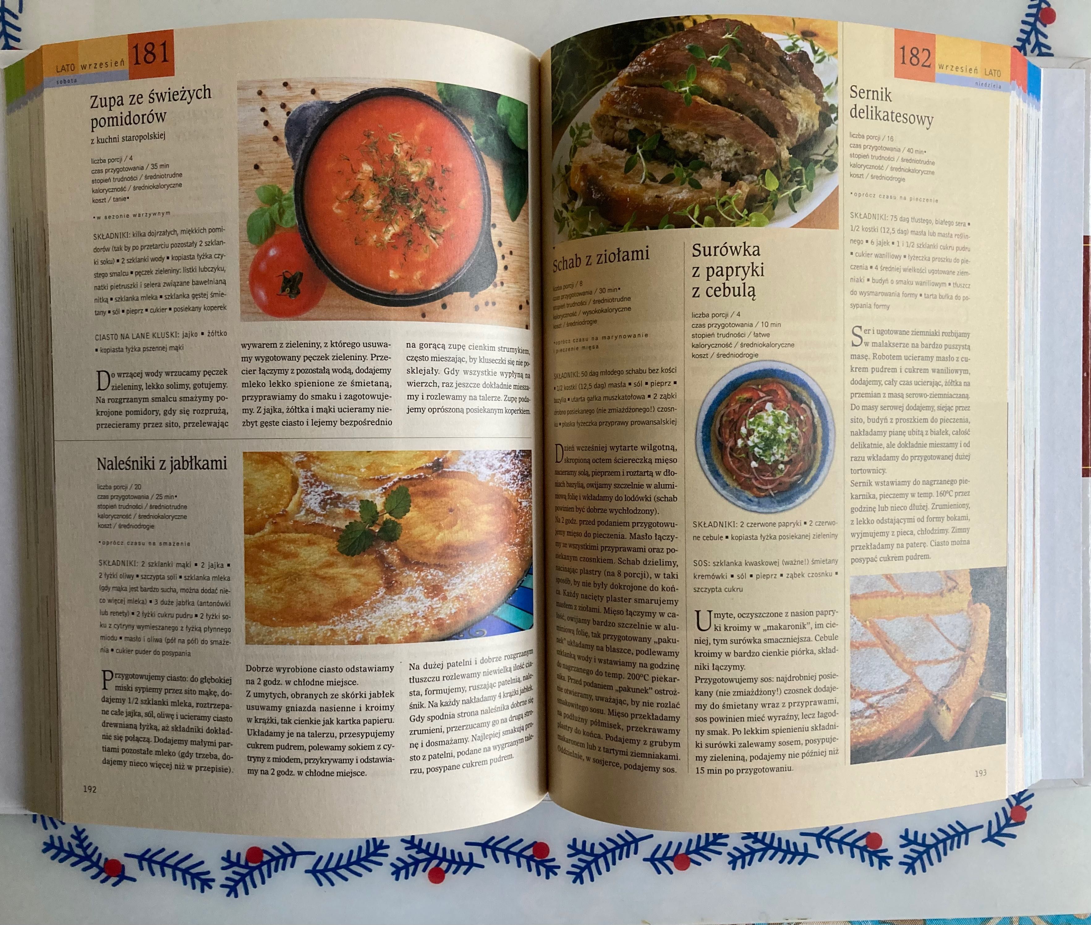 Książka kucharska „365 obiadów”