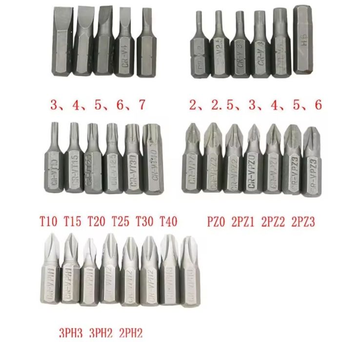 Набір біт 33шт. + подовжувач