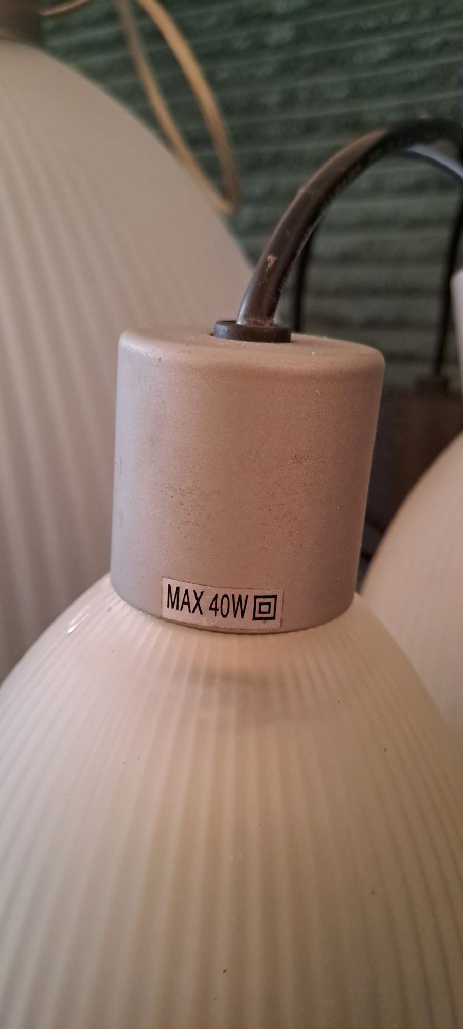 Duża lampa sufitowa z dwiema mniejszymi