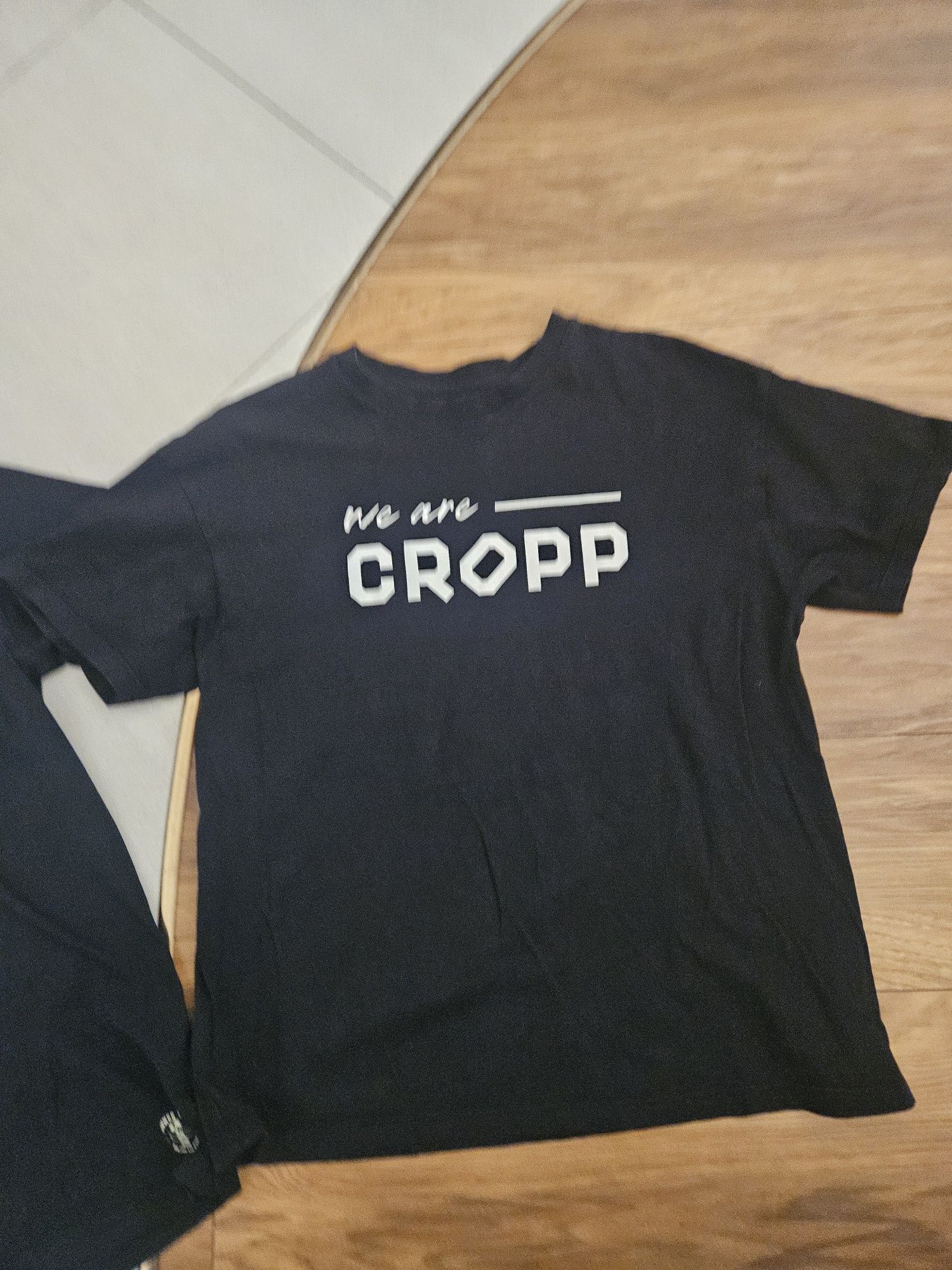3 t-shirty męskie L cropp i c&a czarne stan bdb