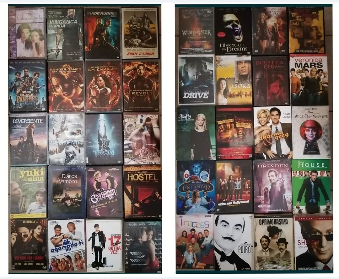 Lote 169 DVD's originais (LOTE 32)