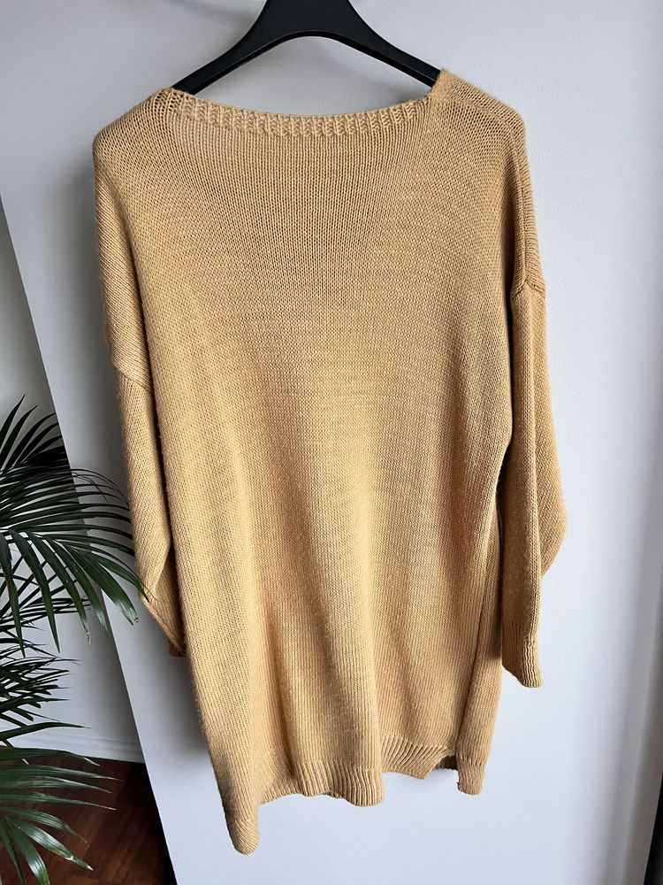 Dzianinowa sukenka tunika dlugi sweter M/L
