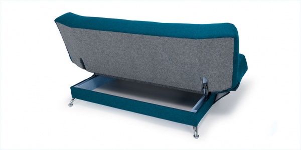 Диван прямой синий 1900x950x950 мм