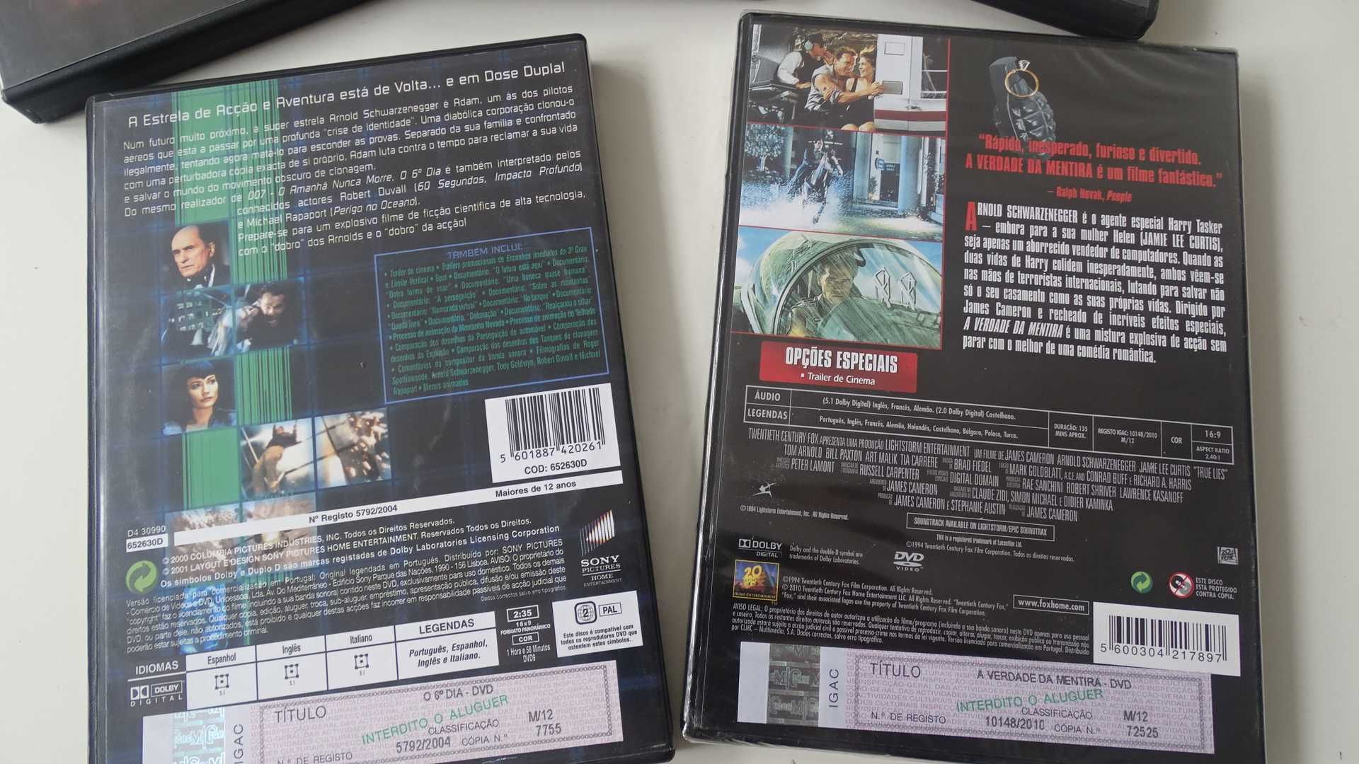 DVD Arnold Schwarzenegger - Acção