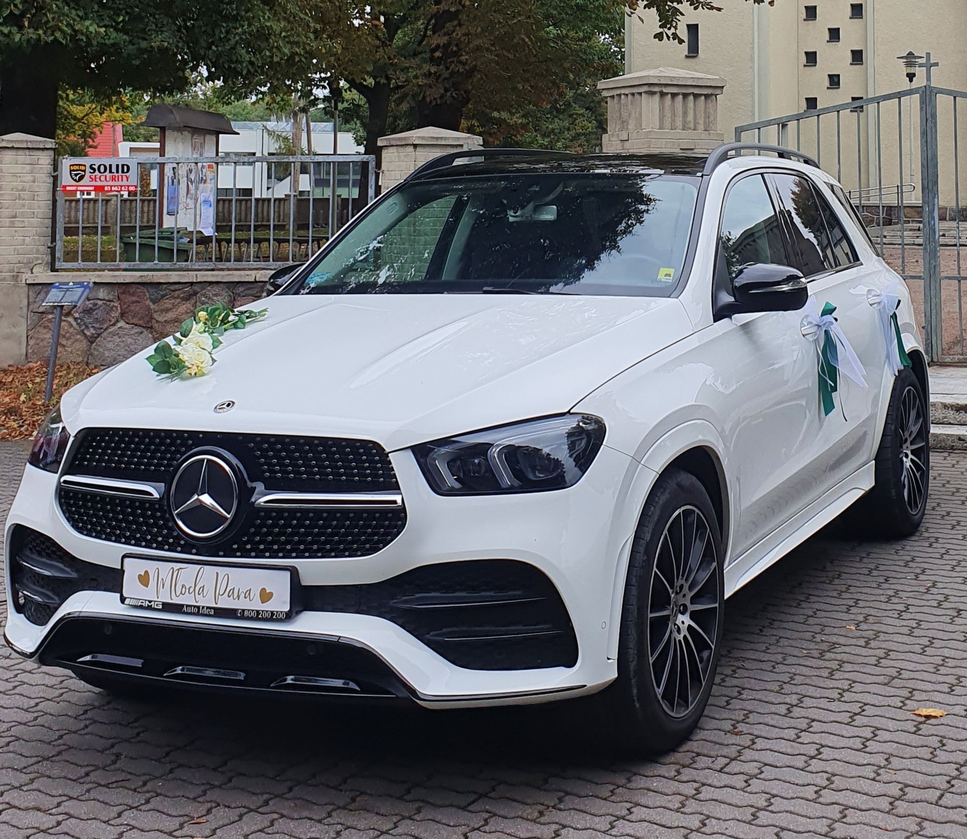 Auto do ślubu, samochód do ślubu. Biały Mercedes GLE 2020 rok !!!