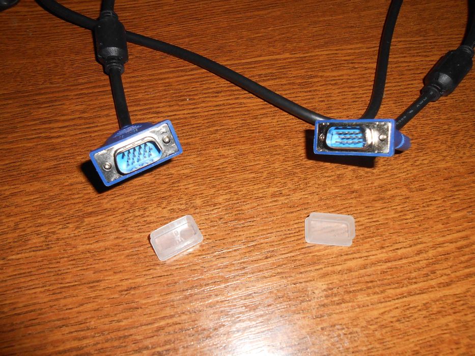 Кабель VGA 1080P 15-контактный для видеомагнитофона 1,5 метра новый..