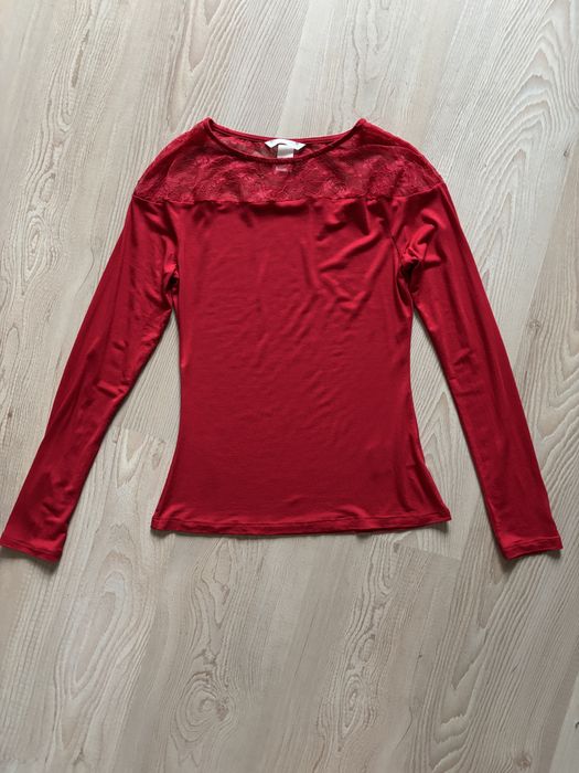 Bluzka czerwona swiateczna s