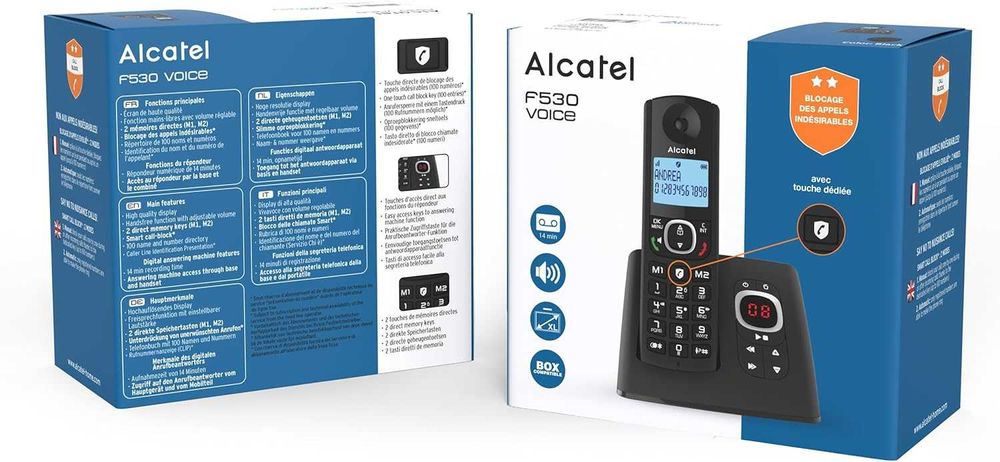 Alcatel F530 Voice, telefon bezprzewodowy