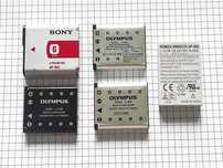 Аккумуляторы б\у для цифровых фотокамер Sony Konica Olympus