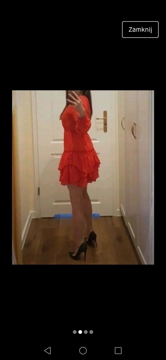 Czerwona sukienka H&M