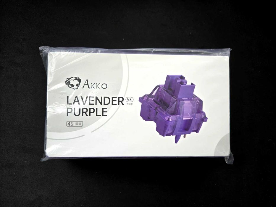 Тактильні механічні перемикачі Akko Lavender Purple v3