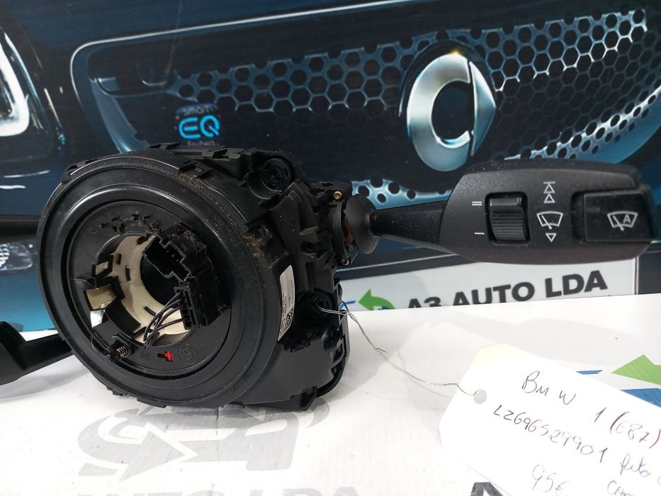 Comutador manete piscas luzes Cruise control BMW 1 E87 com fita airbag