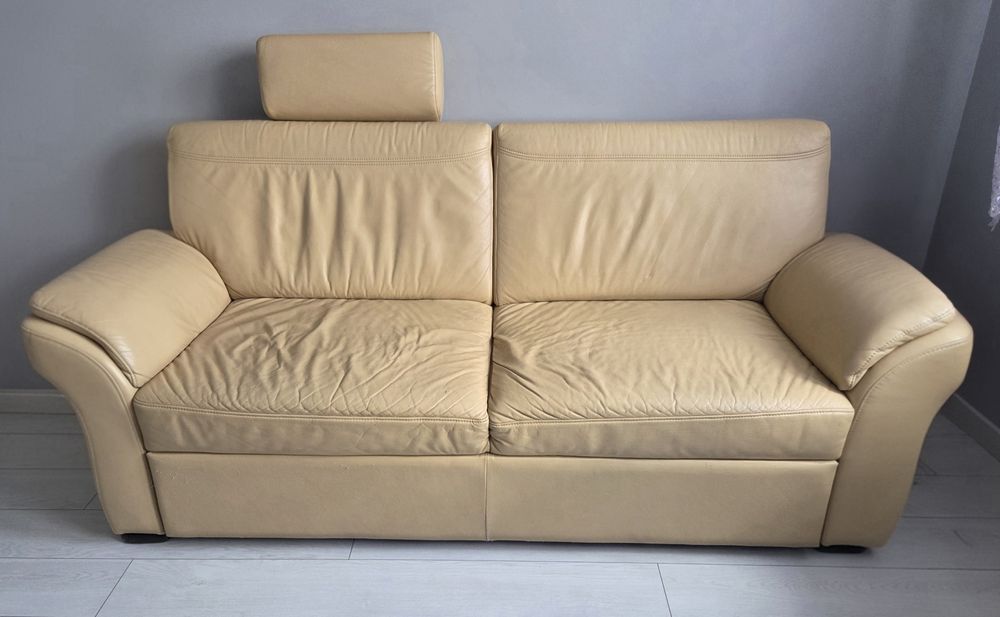 Sofa Wajnert skóra naturalna