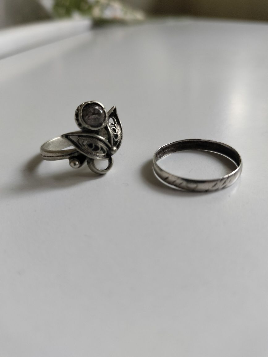 Серебряные кольца 2шт. 925пробы
