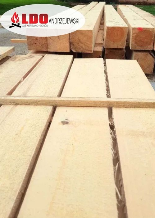 Tartak deski wyroby tartaczne łaty kantówki więźba drewno