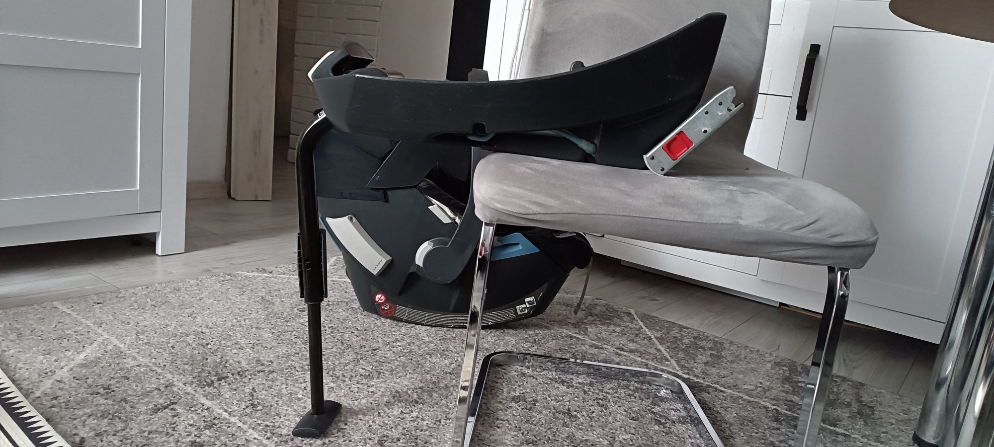 Wózek Anex Sport Q1 2w1 oraz fotelik Cybex Aton z bazą 2-fix.