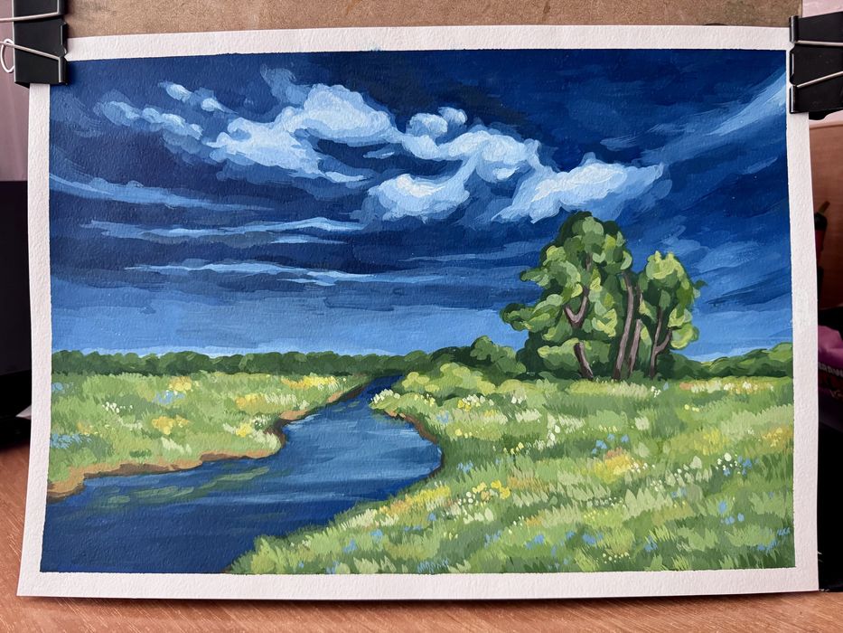 Пейзаж перед грозою