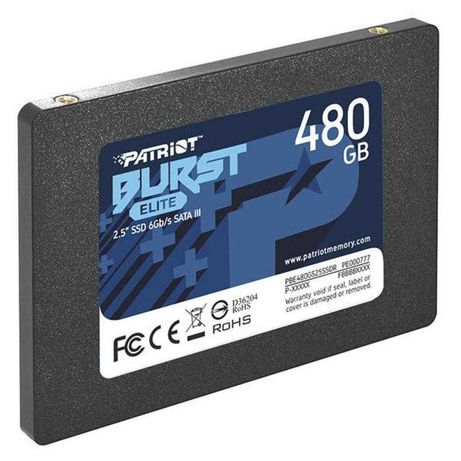SSD диск Patriot Burst Elite 480Gb. Твердотельный накопитель 120 240Gb