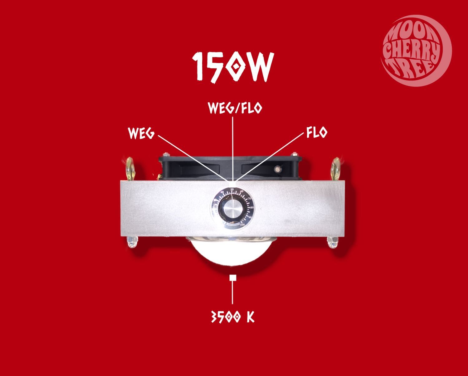 MOON CHERRY TREE - PANEL LED GROW CLU058 150W do uprawy szklarniowej