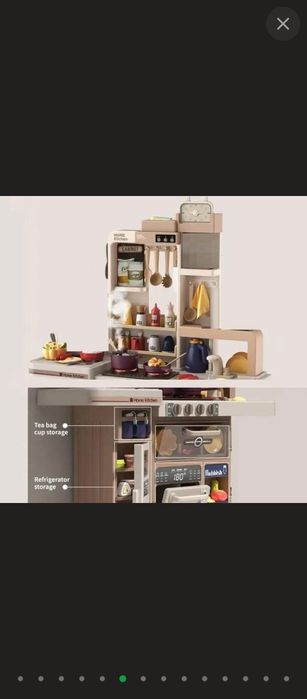 Велика іграшкова дитяча кухня T Union Group Ігровий набір