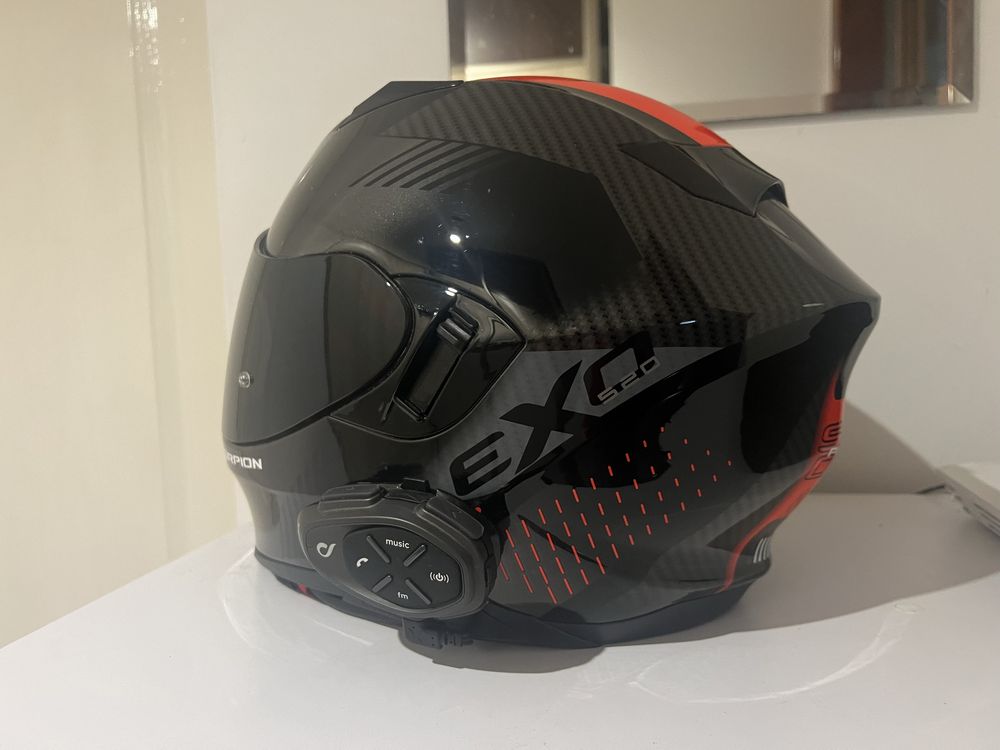 Kask Scorpion EXO-520 rozmiar L+ interkom interphone tour
