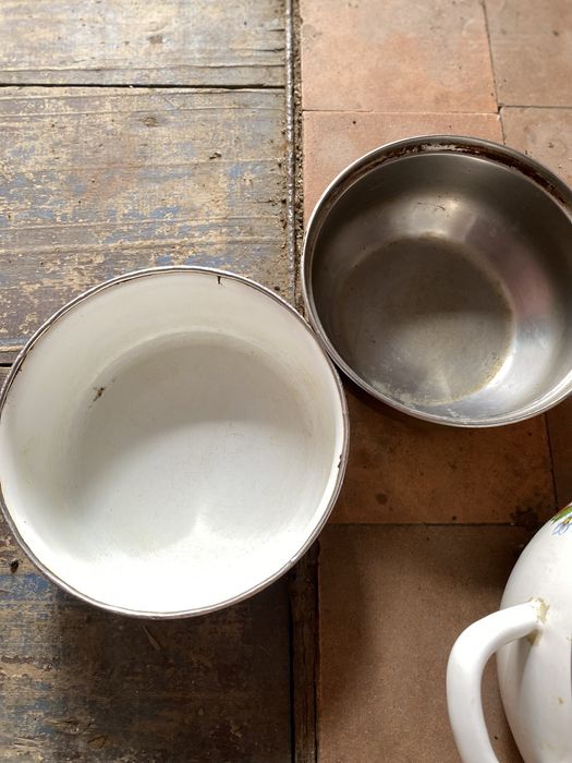 Посуда, миски, салатницы, дуршлаг