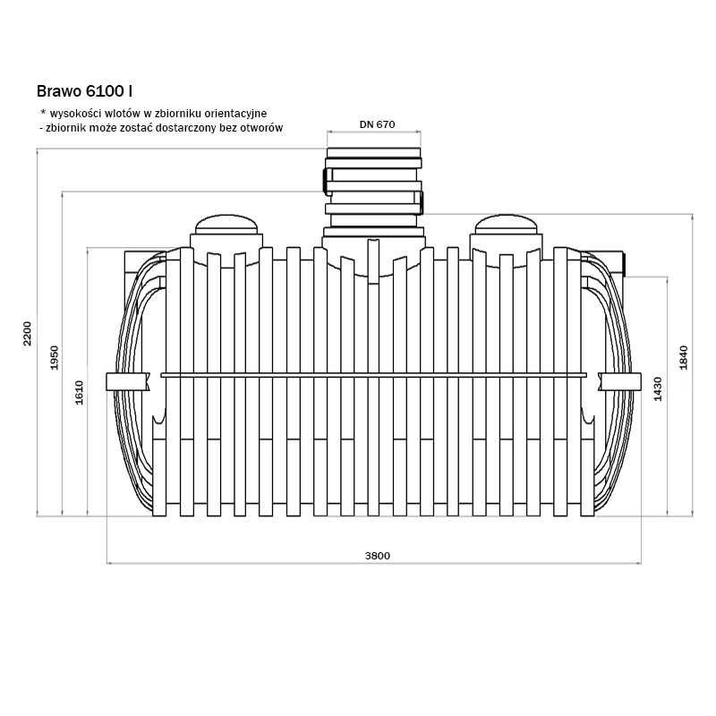 Zbiornik 6000 l, kompletny system do deszczowki z filtrem