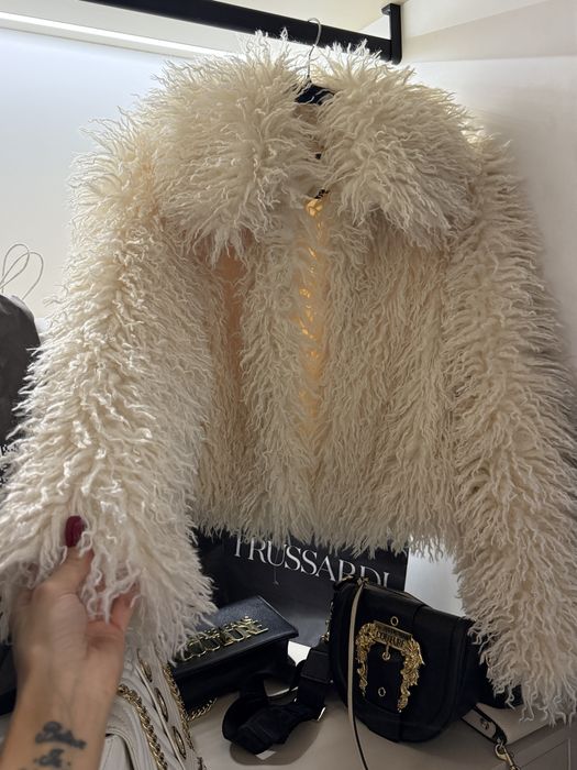 Шубка искусственная  zara шуба