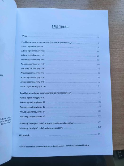 Nowa matura matematyka - arkusze GWO - zakres podstawowy i rozszerzony
