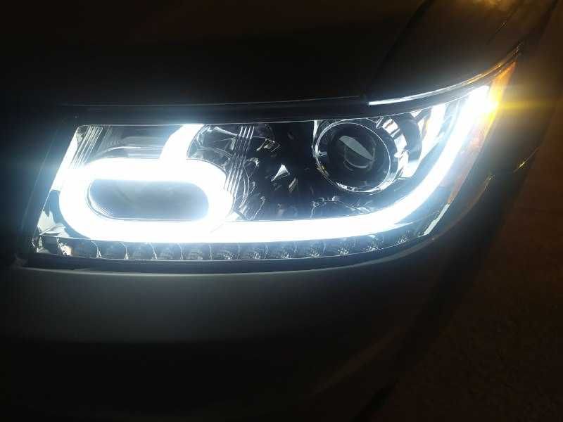 Фары dodge journey, Fiat Freemont LED+Галоген