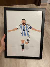 Plakat Lionel Messi Argentyna