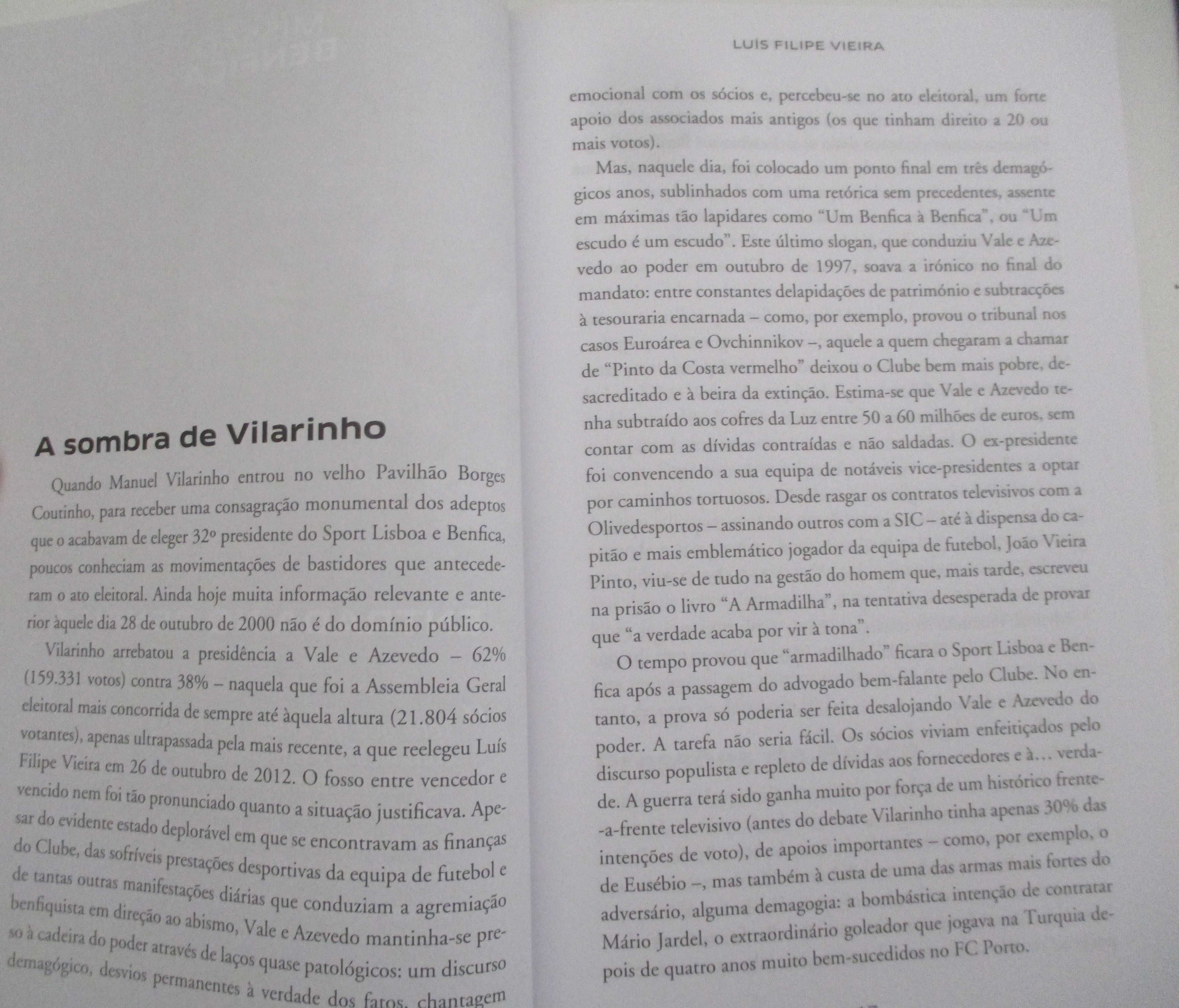 Livro Missão Benfica - Luís Filipe Vieira
