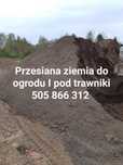Ziemia ogrodowa przesiana, czarnoziem pod trawnik i ogrody.
