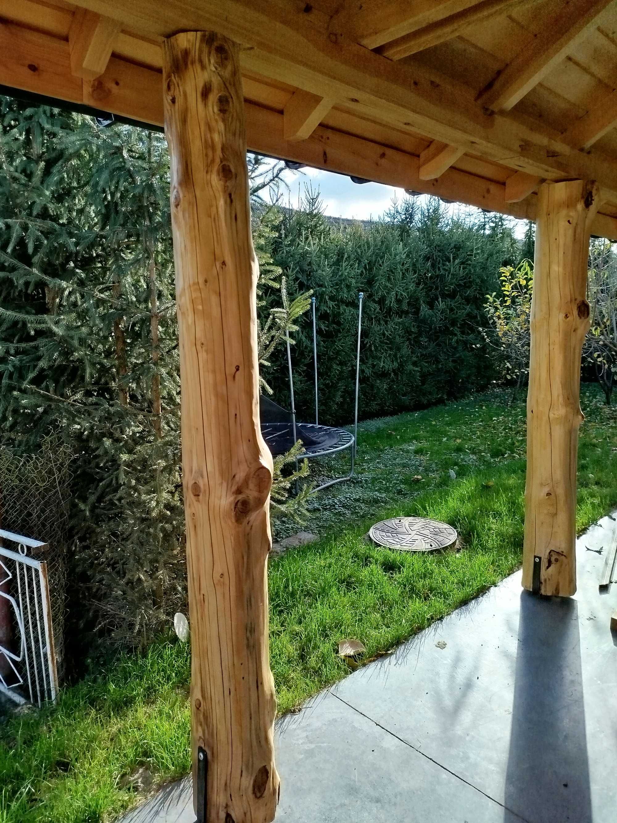Bale świerkowe na altankę