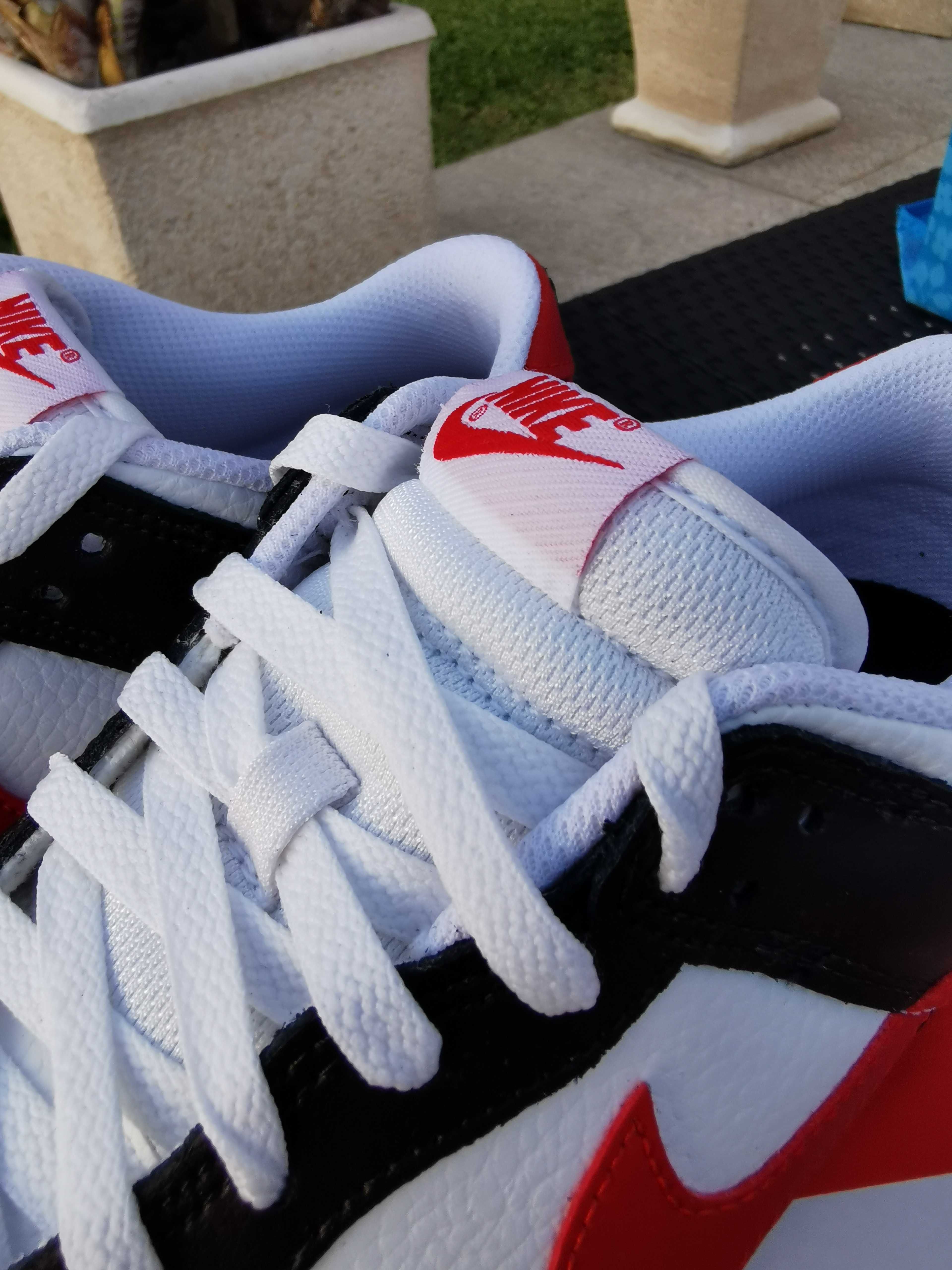 Nike Dunk Low Retro Red Swoosh Panda 41