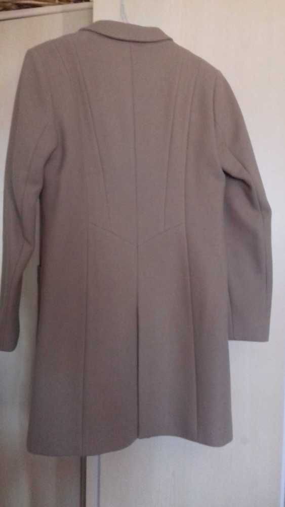 Massimo Dutti sobretudo 100% lã beige 40