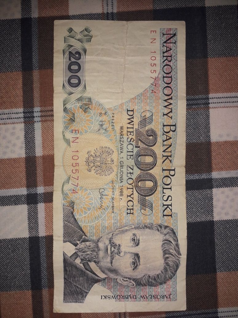 Banknoty PRL 200zł