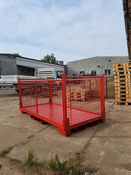 Składany gitterbox ze stalową podłogą wersja XXL duży super jakość