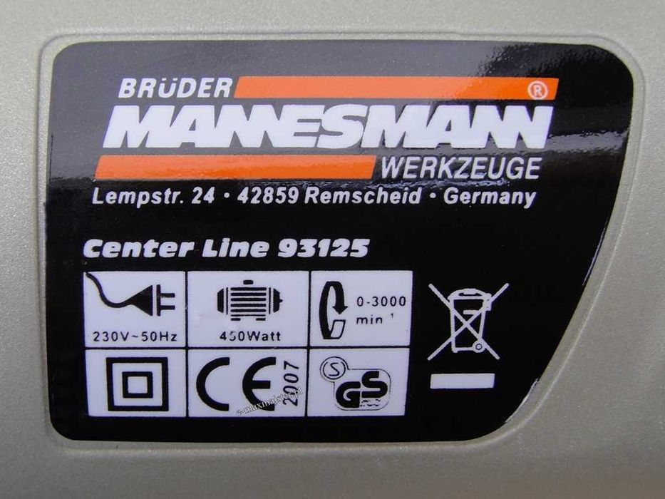 Wkrętarka do regipsów 450W MANNESMANN