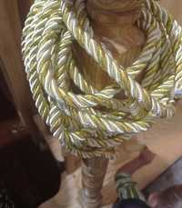 Продам декоративну мотузку (шнур) шампань-золото, 12 мм, 8 м