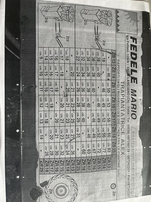 Росадо Посадочне «Fedele Mario»