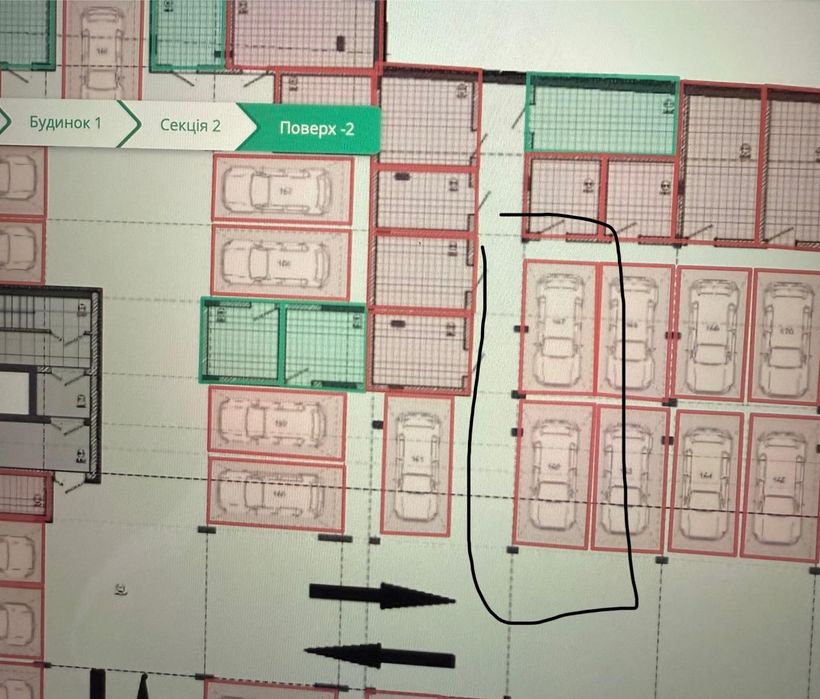 Продаж 2х паркомісця в новобудові П.Орлика ЖК Family House