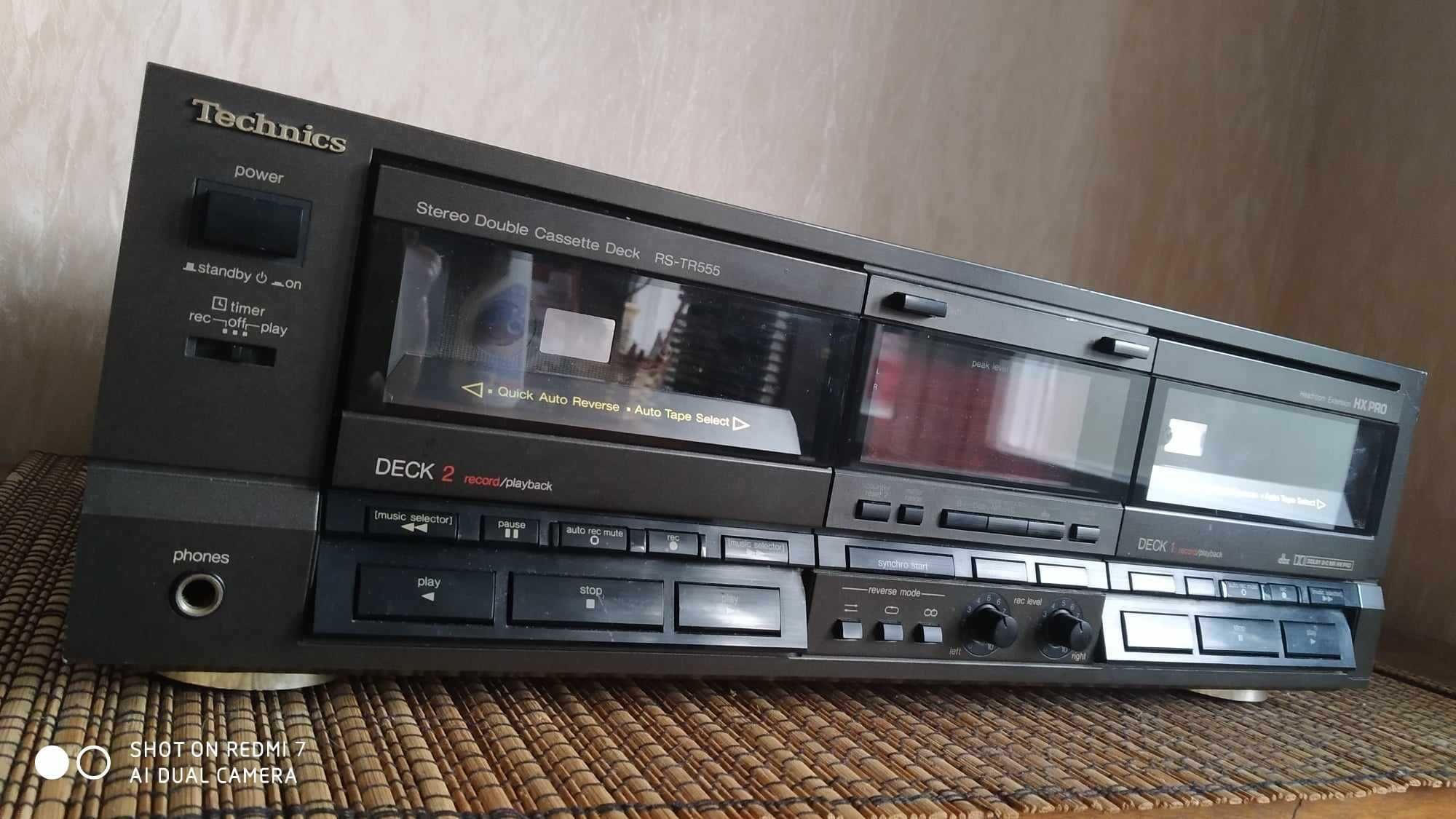 Кассетная Дека Technics rs-tr555 /  DBX / Dolby B. C /