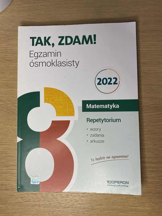 Tak, zdam! Egzamin ósmoklasisty. Repetytorium matematyka
